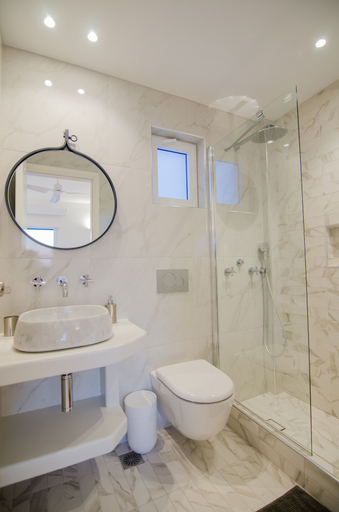 Bathroom 5, Lofos Village Hotel, South Aegean