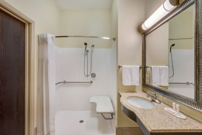 Bathroom 4, Super 8 by Wyndham Hidalgo/McAllen Area, Hidalgo