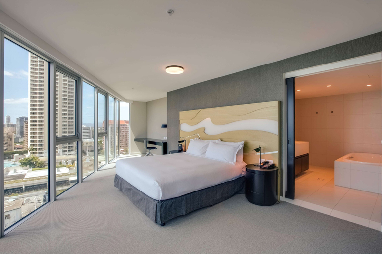 Bedroom 3, Hilton Surfers Paradise Hotel & Residences, Gold Coast