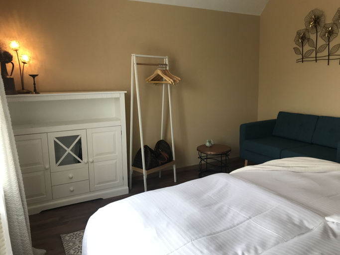Bedroom 3, Holiday home with sauna and garden lounge, Dillingen an der Donau