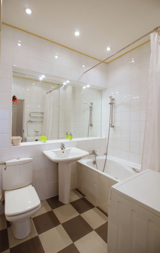 Bathroom, Holiday Apartment Moscow-city view, Western