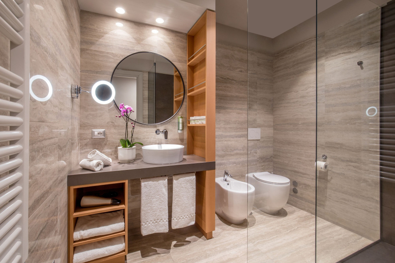 Bathroom 5, Hotel Green Park Madama Spa & Wellness, Roma