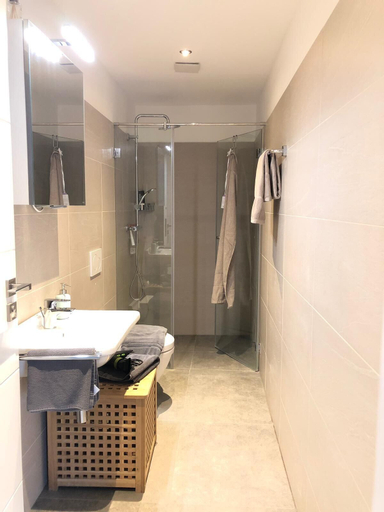 Bathroom, Guetsel Lodge Appartements, Gütersloh