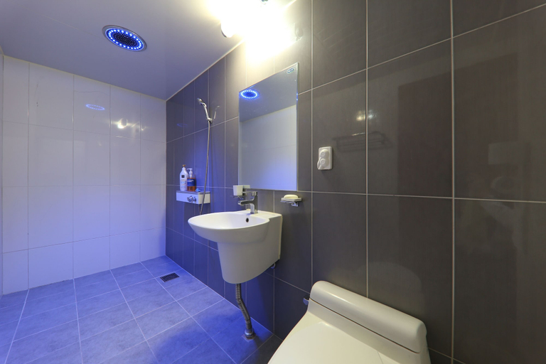 Bathroom 5, Seongsan Aqua Beach Hotel, Seogwipo
