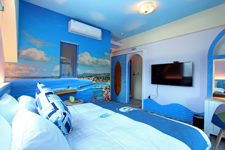 Bedroom 2, White Mediterranean, Hualien