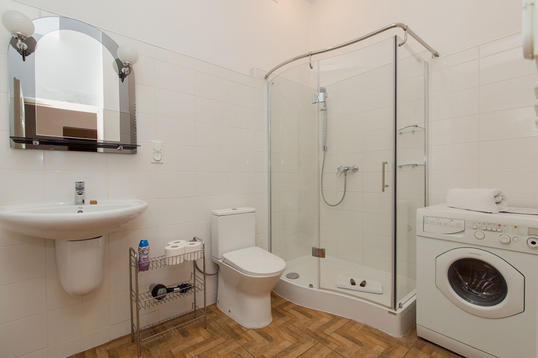 Bathroom, ShortStayPoland Boduena B75, Warsaw