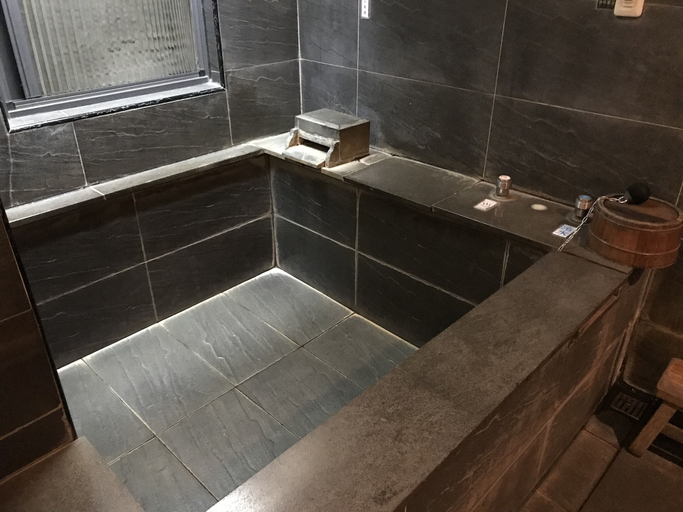 Bathroom 4, SHAN-YUE hotspring hotel, Taipei City