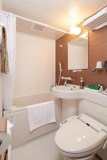 Bathroom 3, Hotel Route Inn Tsuyama Ekimae, Tsuyama
