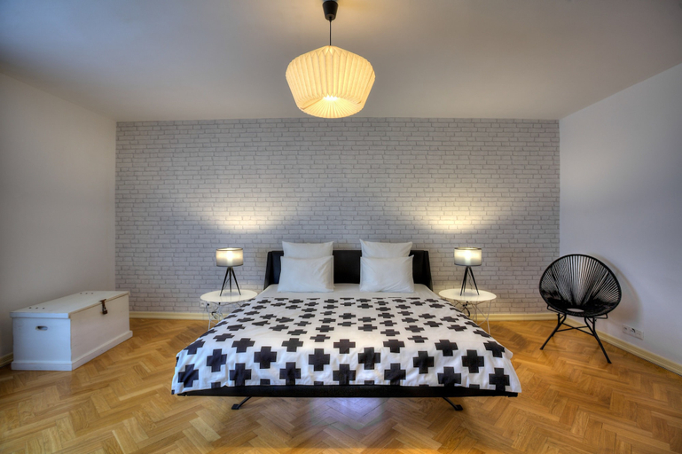 Bedroom 2, U Kapra Apartments, Praha 1