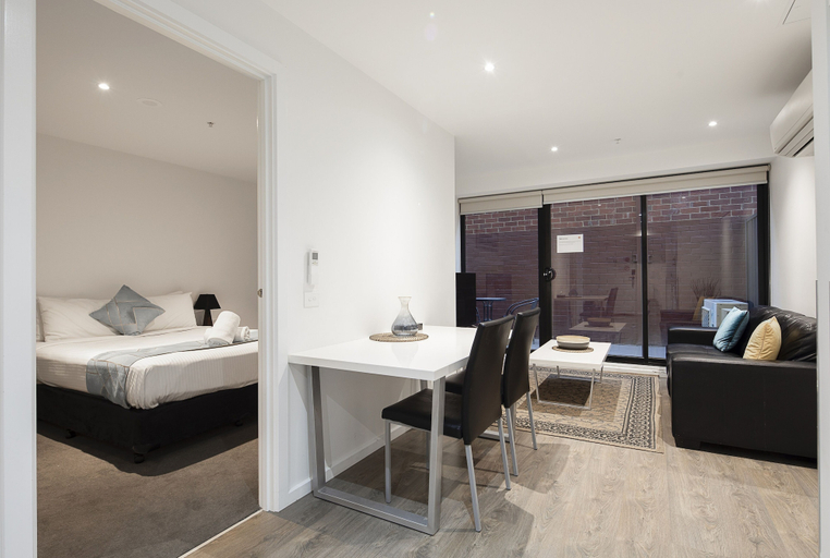 Bedroom 3, RNR Serviced Apartments North Melbourne, Melbourne