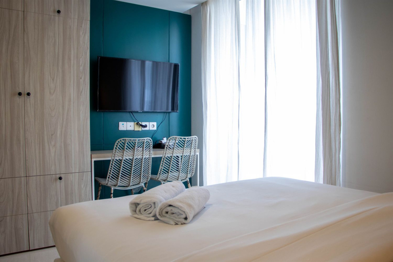 Bedroom 2, Well Appointed and Homey Studio at West Vista Apartment By Travelio, Jakarta Barat