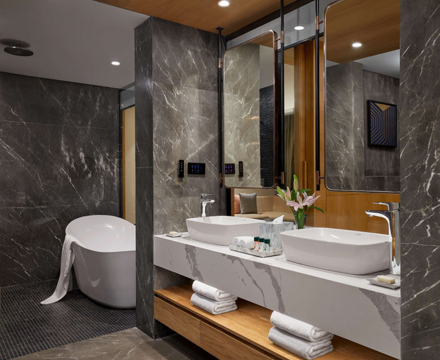 Bathroom 5, Hyatt Place Vadodara, Vadodara