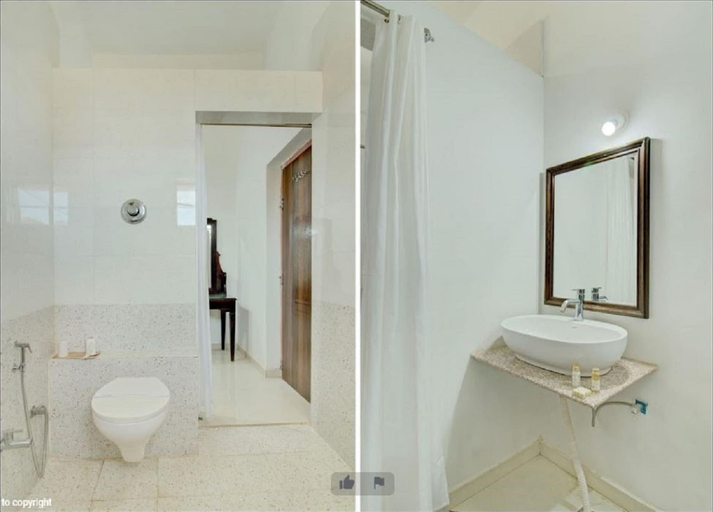 Bathroom 3, The Sky Imperial Jungle Camp Resort, Rajsamand