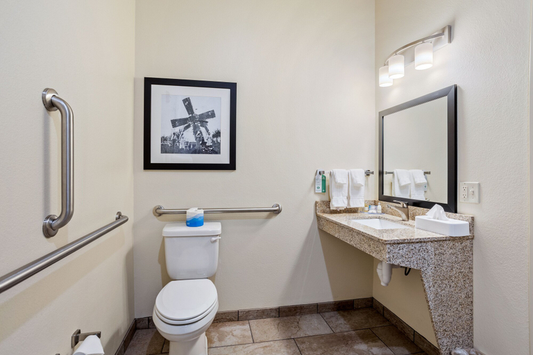 Bathroom 4, Cobblestone Hotel & Suites-Little Chute, Outagamie