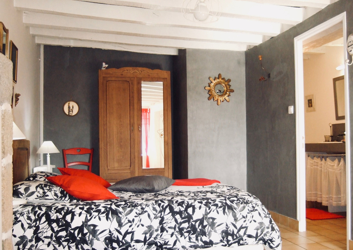 Bedroom 3, l'Angeviniere, maison d'hotes, Manche