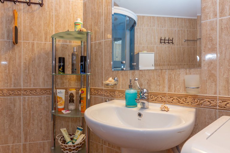 Bathroom 3, Two Bedroom Apartment, Terrace in Aphrodite Palace, Nesebar