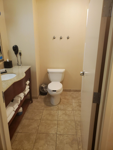 Bathroom 4, Hampton Inn & Suites Dayton-Airport, Montgomery