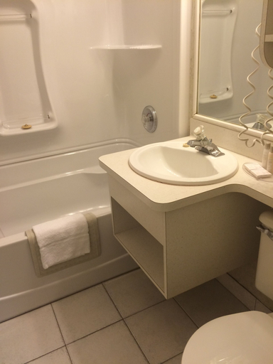 Bathroom 4, Travelodge by Wyndham Winnipeg East, Division No. 11