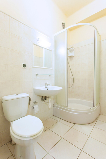 Bathroom, Apartament Izaaka, Kraków City
