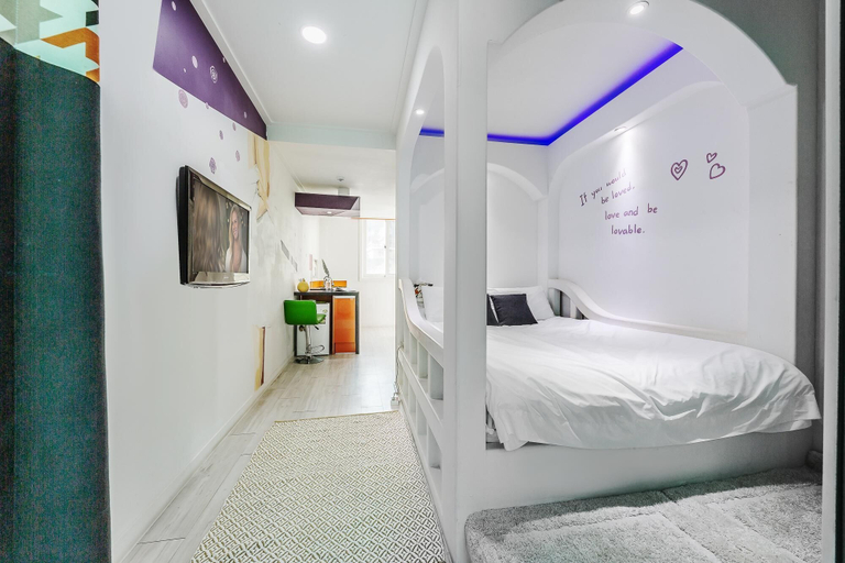 Bedroom 1, Gapyeong Lagostheme Pension, Gapyeong