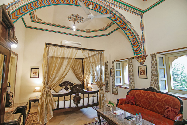 Bedroom 3, Alsisar Haveli - A Heritage Hotel, Jaipur