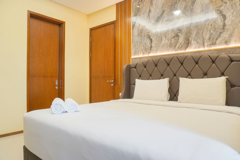 Bedroom 1, Homey and Spacious 2BR at Samara Suites Apartment By Travelio, South Jakarta