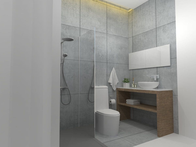 Bathroom 4, Hai Hotel, Larnaca