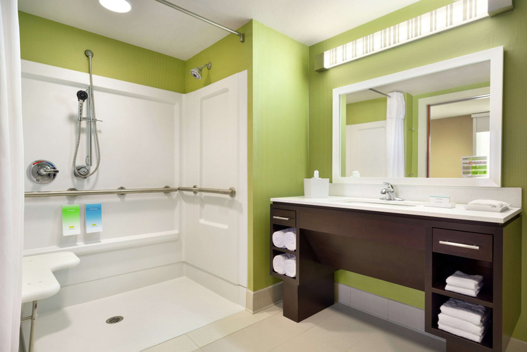 Bathroom 4, Home2 Suites by Hilton Leavenworth Downtown, Leavenworth
