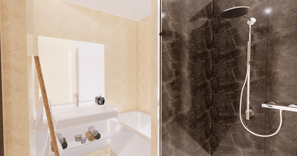 Bathroom, Résidence Dolce Paese, Haute-Corse