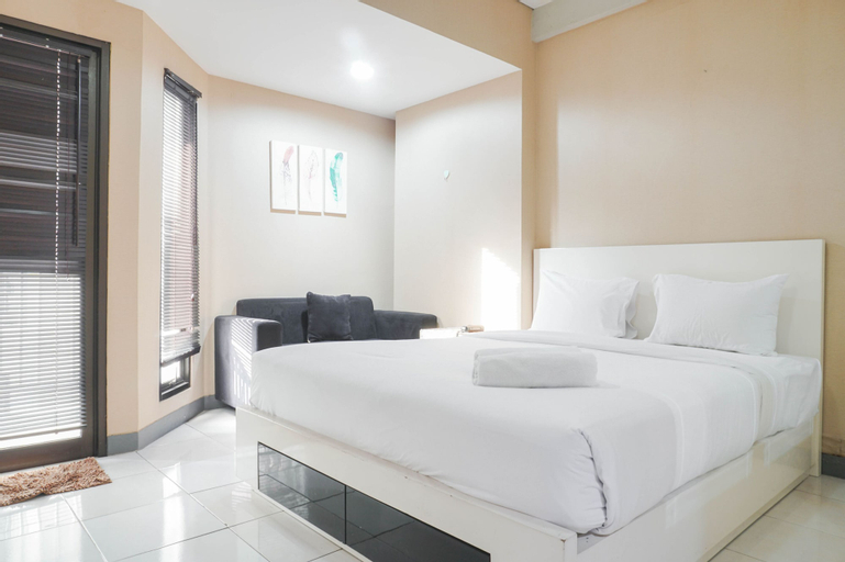 Bedroom 1, Cozy Studio Apartment With City View At Tamansari Sudirman, South Jakarta
