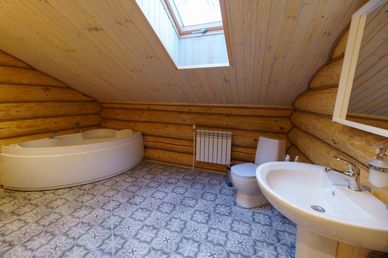 Bathroom 4, Eco Hotel Romanov Les, Krasnosel'skiy rayon