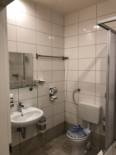 Bathroom 5, Hotel & Restaurant Poseidon, Bayreuth