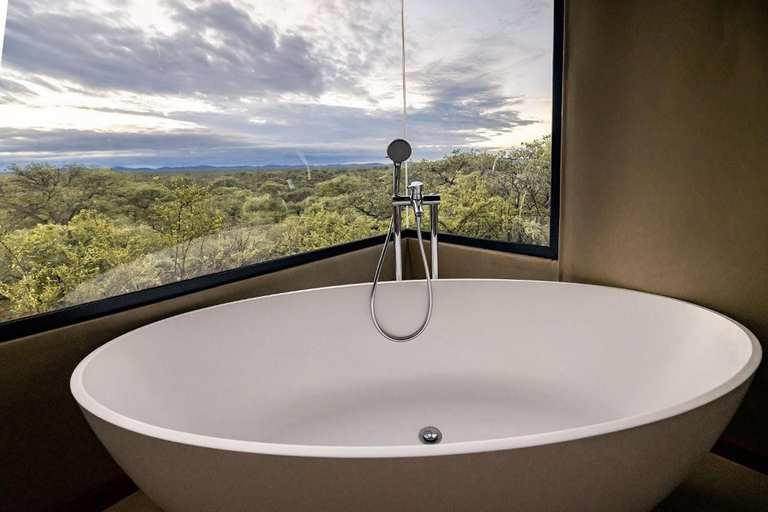 Bathroom 4, Kifaru Luxury Lodge & Bush Camp, Outjo