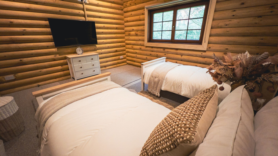 Bedroom 3, Aspen Lodge, Northumberland