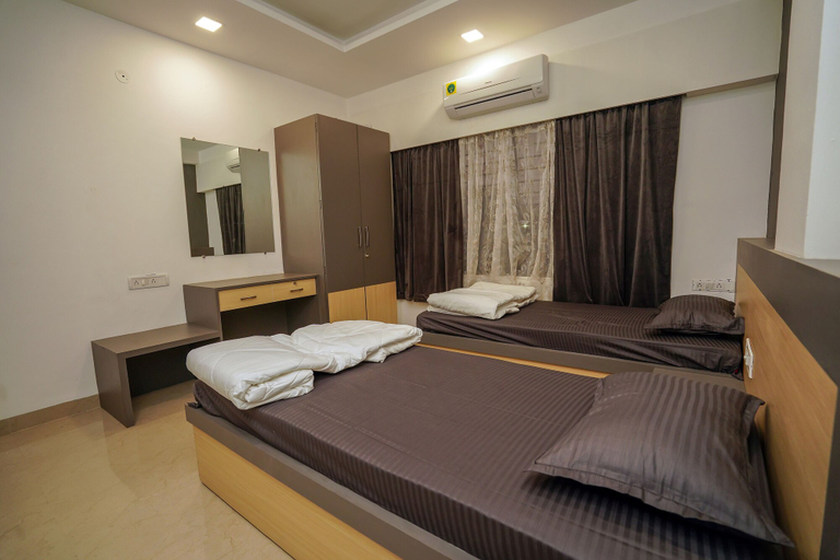 Bedroom 2, StayEden - Gracia Heights - 2 BHK, Indore