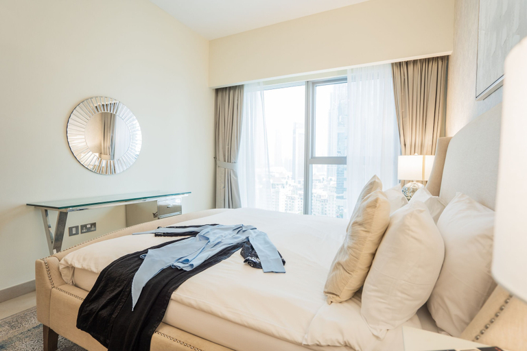 Bedroom 2, Nasma Luxury Stays - Central Park Tower, Dubai
