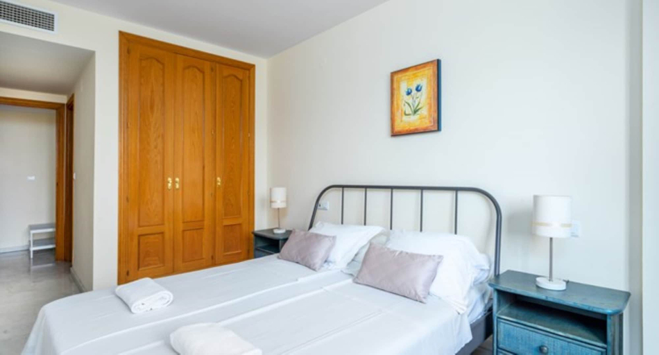 Bedroom 2, Apartment - 2 Bedrooms with Pool, WiFi and Sea views - 107993, Málaga