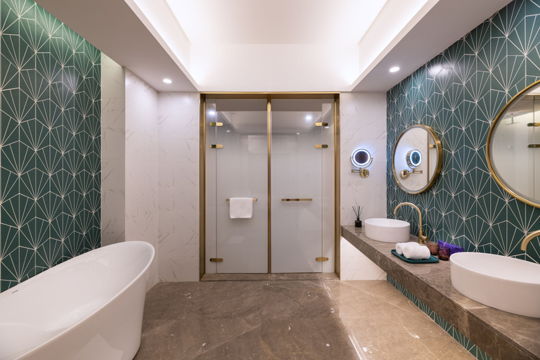 Bathroom 4, Manxin Beijing Yizhuang Economic Development Zone Hotel, Beijing