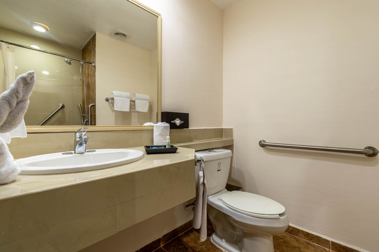 Bathroom 5, PARIS FC HOTEL, Tihuatlán