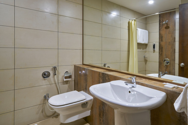 Bathroom 4, Hotel 3 Leaves Kolhapur, Kolhapur