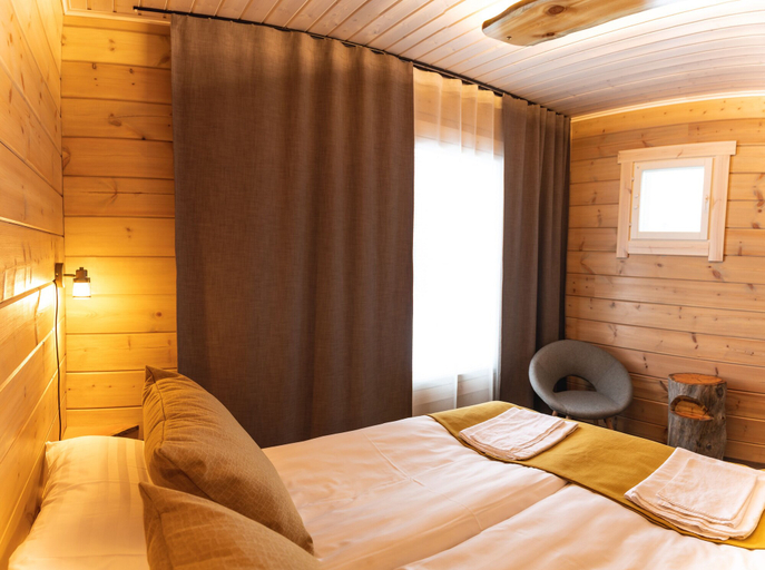 Bedroom 4, Tankavaara Gold Village, Lapland