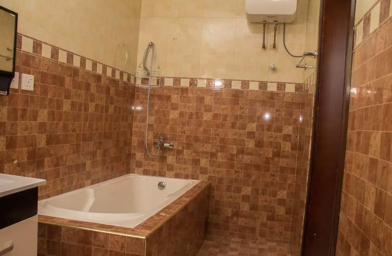 Bathroom, Loyeda Place, Tema