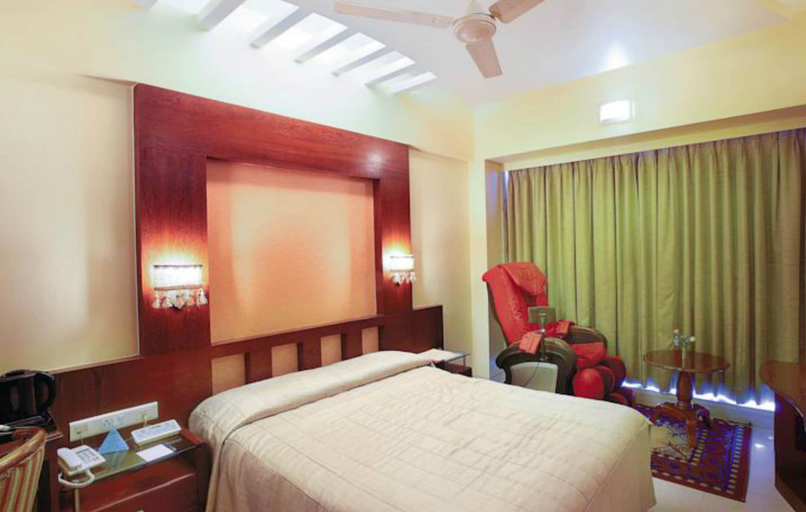 Bedroom 1, Hotel Shubhangan, Mumbai Suburban