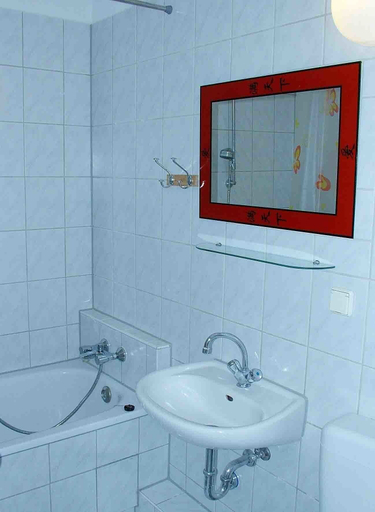 Bathroom 4, city ALEX & top view, Berlin