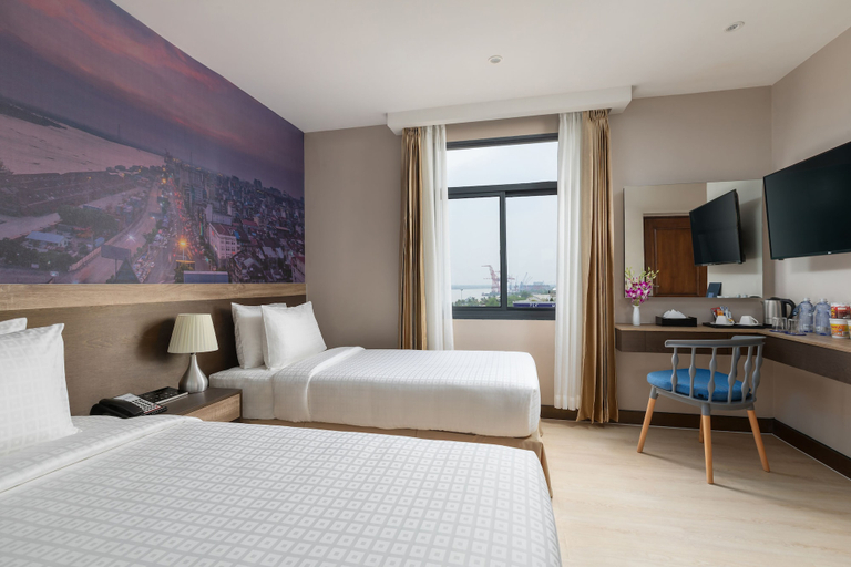 Bedroom 1, Hotel Balmi, Yangon