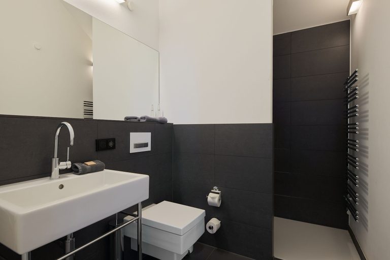 Bathroom, Eignerlodge - Penthouse, Schleswig-Flensburg