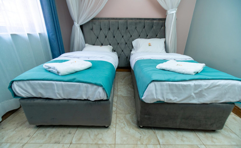 Bedroom 2, Villa Karibu Serviced Apartments, Jinja