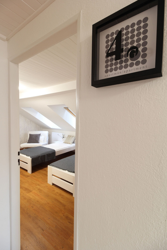Bedroom 3, Villa Gap apartments, Český Krumlov