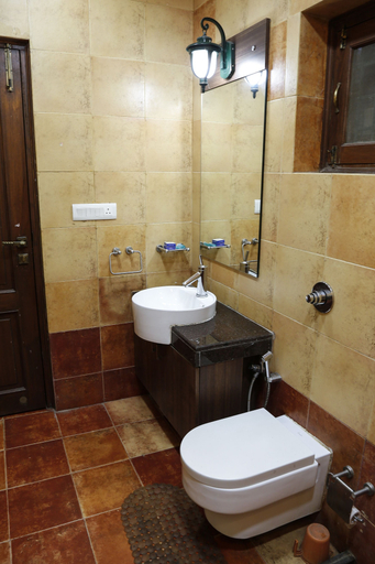 Bathroom 3, The Colonial Manek Manor, Sirohi