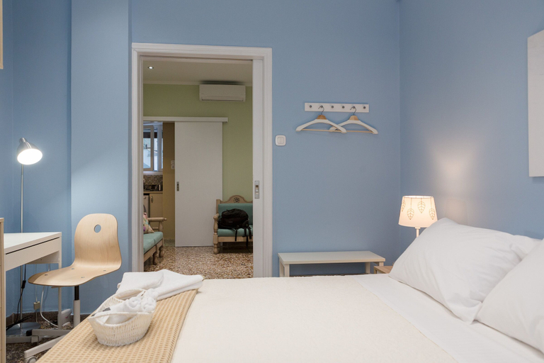 Bedroom 3, Grandma's Chic & Bright Athenian Home with a Patio, Attica